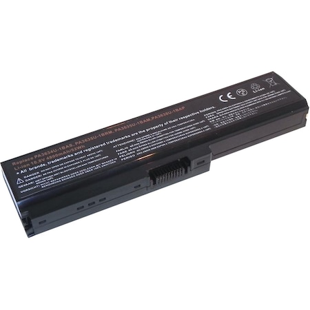 Ereplacements eReplacements Notebook Battery - For Notebook - Battery Rechargeable - 5200 mAh - 52 Wh - 10.8 V DC PA3818U-1BRS-ER